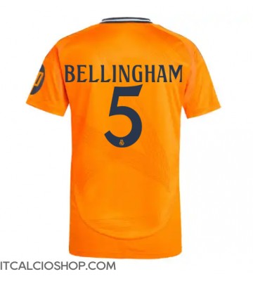 Real Madrid Jude Bellingham #5 Seconda Maglia 2024-25 Manica Corta